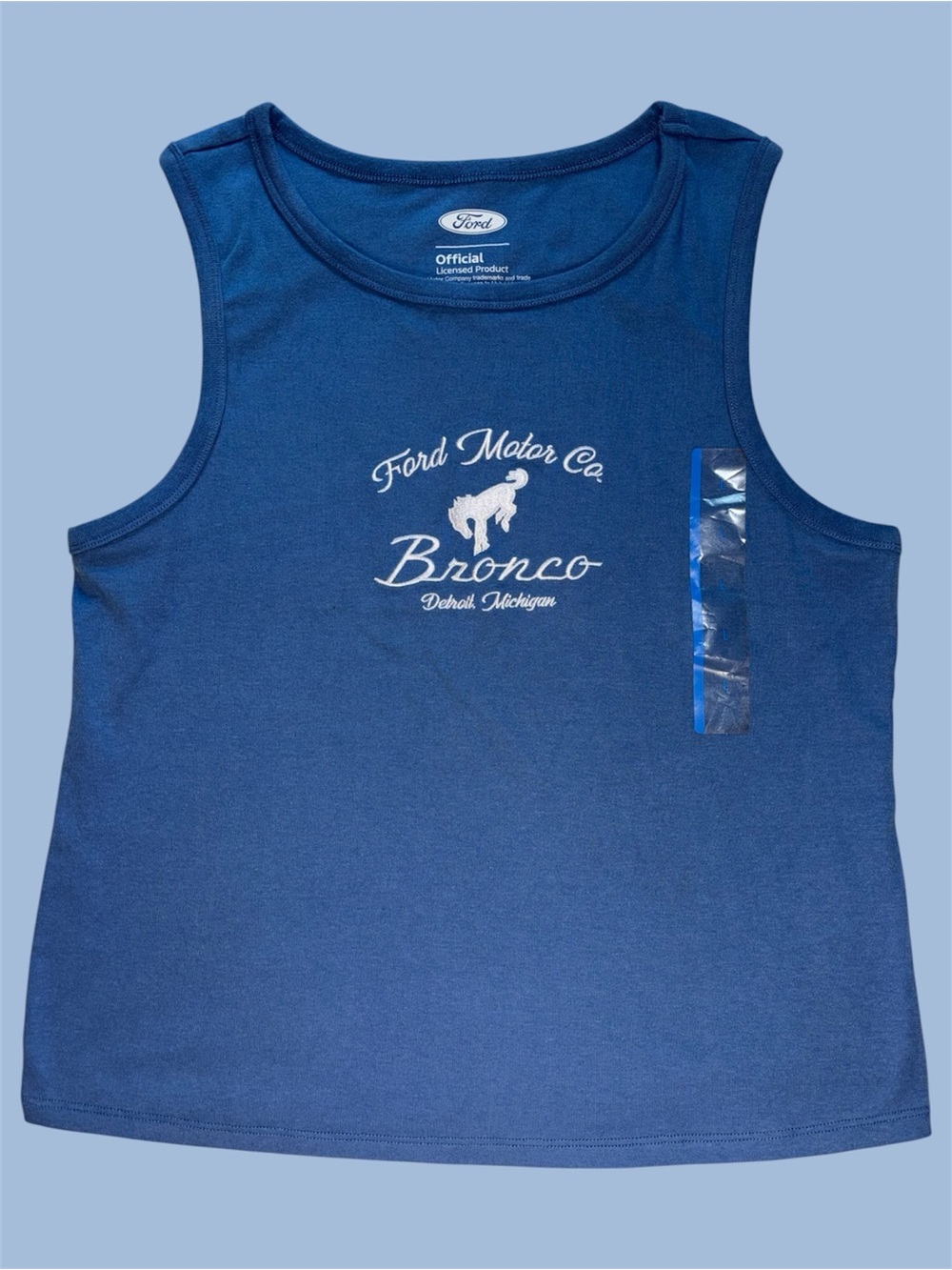 Ford Blue Bronco Tank Top